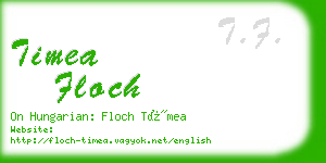 timea floch business card